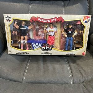 Piper’s Pit - WWE Mattel 3 pack with playset! Target exclusive!! Not in Canada!